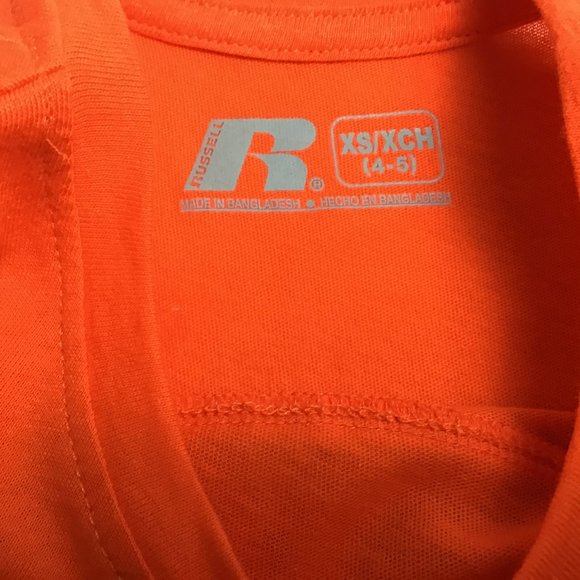 Florida A&M University Girls Orange FAMU Rattlers Short Sleeved Shirt - Picture 4 of 5